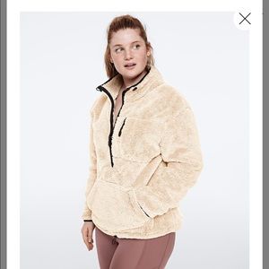 Victoria’s Secret PINK Sherpa Teddy Half Zip